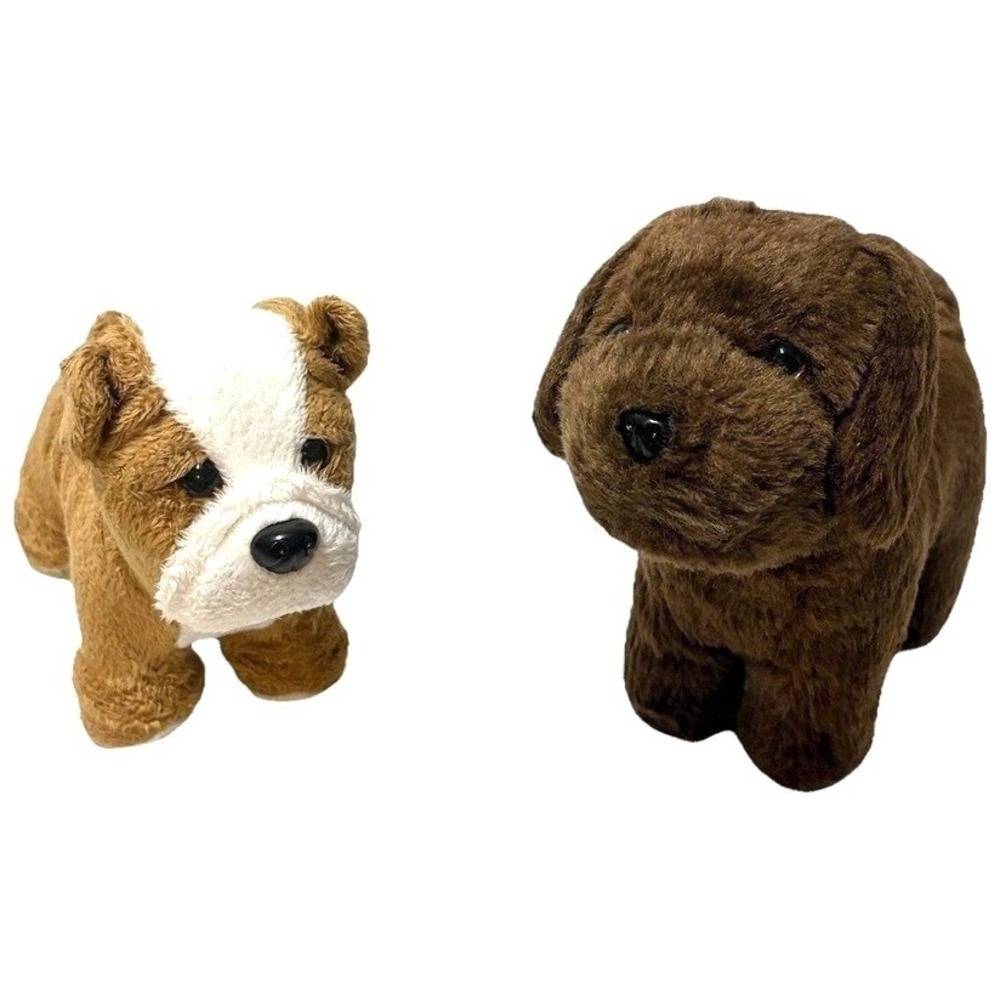 American Girl Dog Lot Meatloaf Bulldog Chocolate Chip Lab Plush Pets Retired